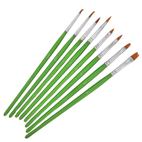 Zestaw pędzli do gwaszy LoveArt - 8 sztuk #1