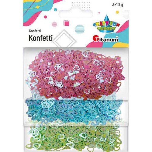 Konfetti serca 3 x 10g #1