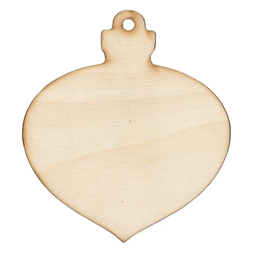 Drewniana ozdoba do Decoupage Bombka Decor - 12cm #1