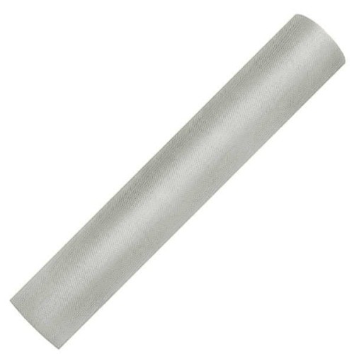 Tiul dekoracyjny na rolce 30cm 9m - szary #1