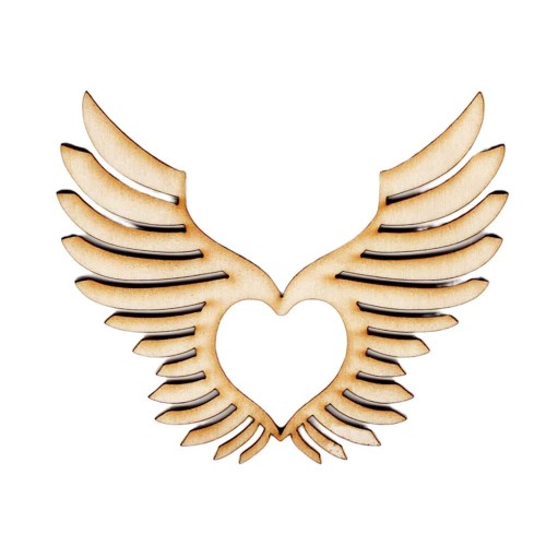 Skrzydełka drewniane do aniołków 11 x 9cm #1