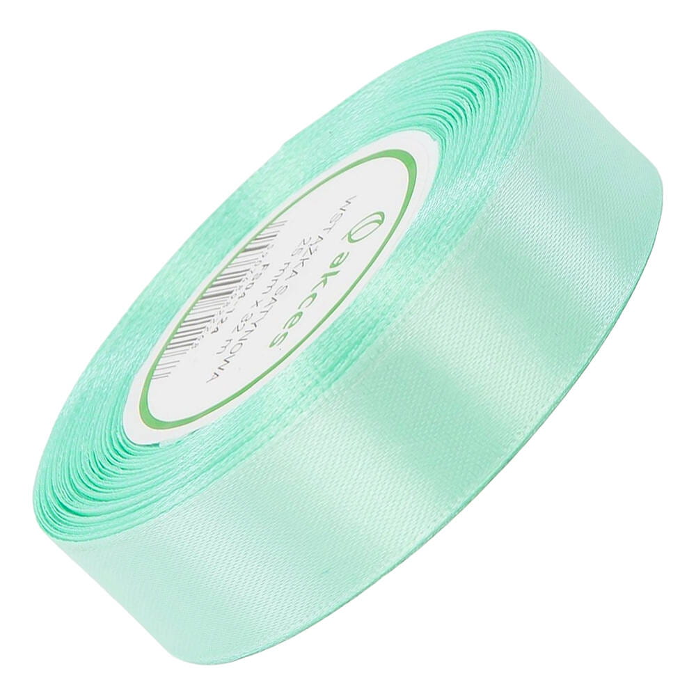 Wstążka satynowa Akces seledynowa 25 mm, 32 m kolor 124 #1
