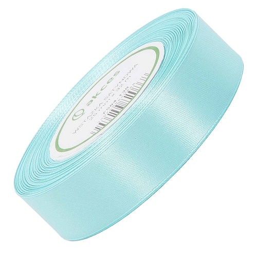 Wstążka satynowa jasny niebieski 25mm - 32mb #1