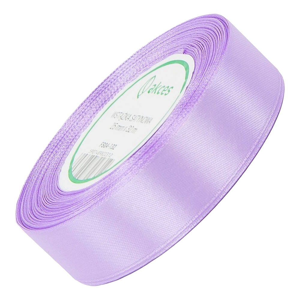 Wstążka satynowa liliowa 25mm - 32mb #1