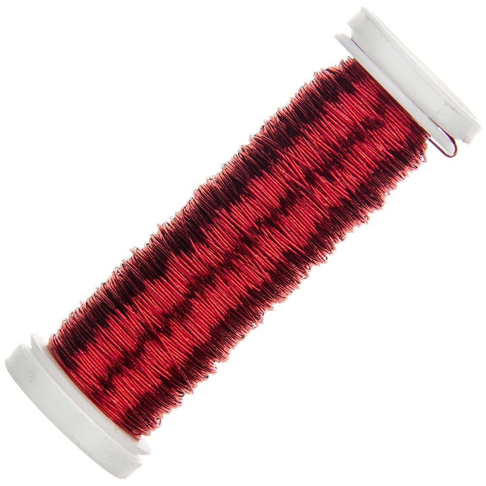 Drut florystyczny Pet w rolce - czerwony 0,5mm 25g #1