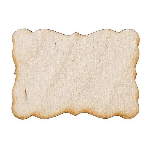 Drewniana ozdoba Tabliczka nr. 3 Decor #1