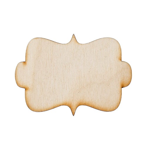 Drewniana ozdoba Tabliczka nr. 5 Decor #1