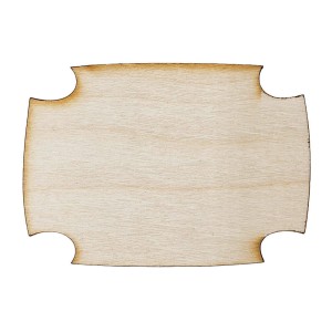 Drewniana ozdoba Tabliczka nr. 7 Decor #1