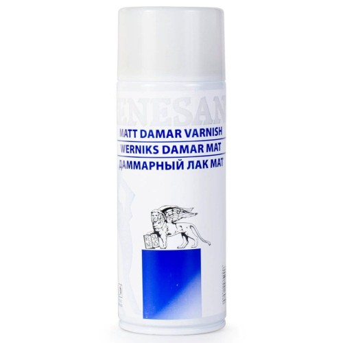 Werniks damarowy matowy spray 400ml RENESANS #1