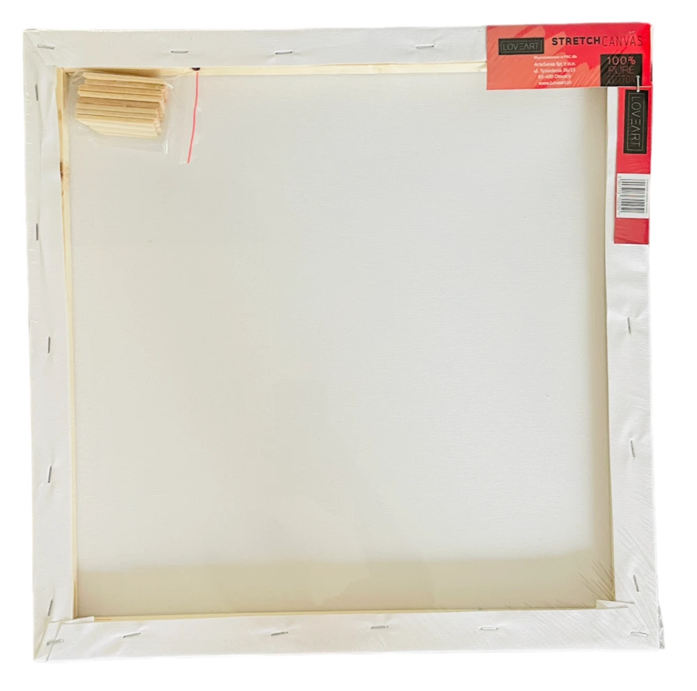 Podobrazia bawełniane LOVEART 20x20 cm - Zestaw 40 sztuk #2