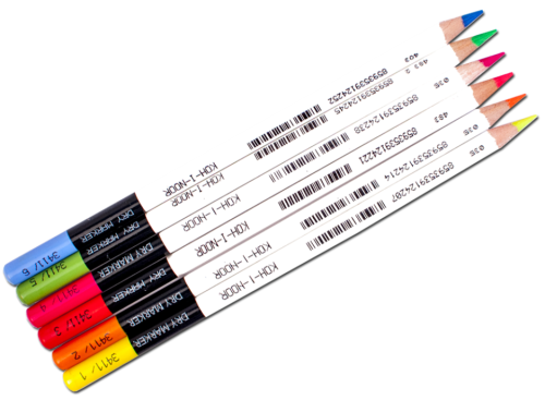 Kredki neonowe Astra Koh-I-Noor - suche zakreślacze, 6 kolorów #1
