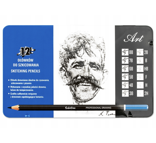 Zestaw ołówków 12szt 2H - 8B #1