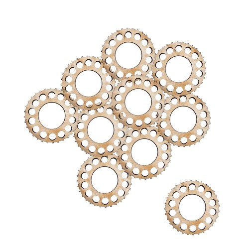 Drewniana ozdoba TRYBIK nr. 10 Decor -10 szt. #1