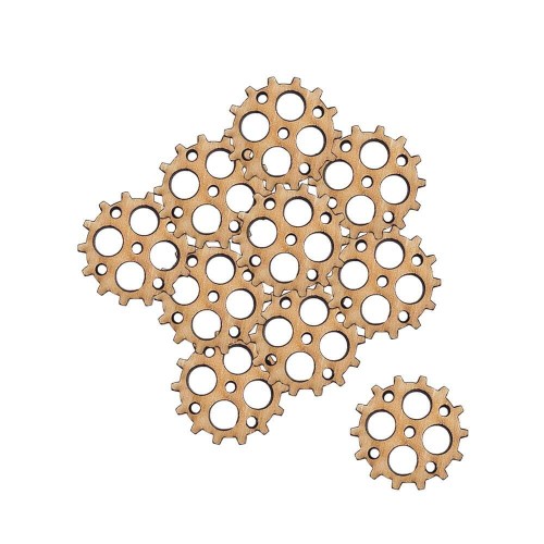 Drewniana ozdoba TRYBIK nr. 9 Decor - 10 szt. #1