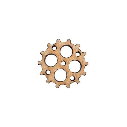 Drewniana ozdoba TRYBIK nr. 9 Decor - 10 szt. #2