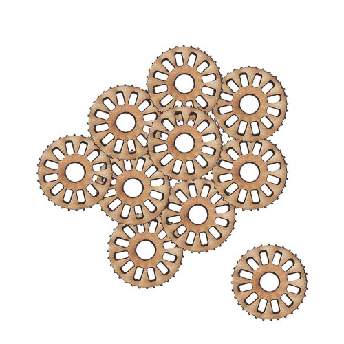 Drewniana ozdoba TRYBIK nr. 8 Decor -10 szt. #1