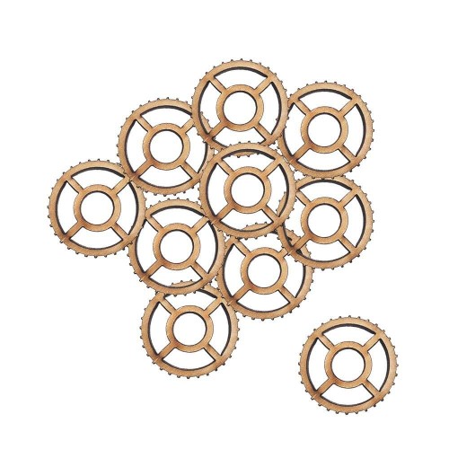 Drewniana ozdoba TRYBIK nr. 7 Decor - 10 szt. #1