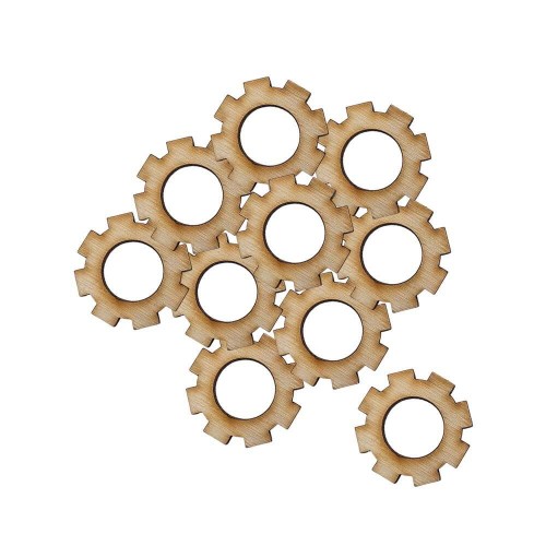 Drewniana ozdoba TRYBIK nr. 5 Decor - 10 szt. #1