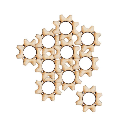 Drewniana ozdoba TRYBIK nr. 2 Decor - 10 szt. #1