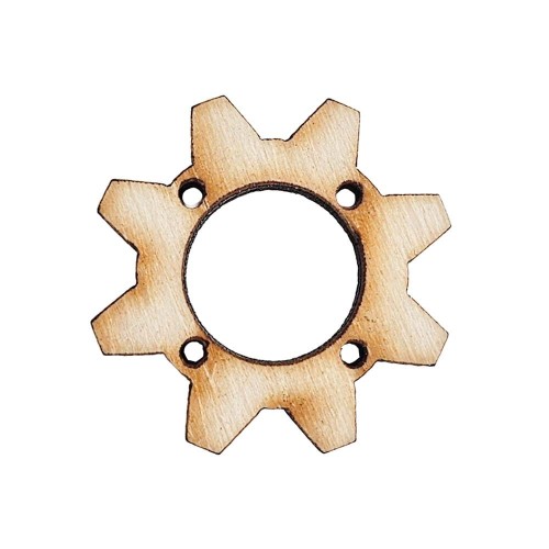 Drewniana ozdoba TRYBIK nr. 2 Decor - 10 szt. #2