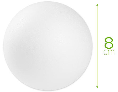 Kule styropianowe LOVEART mix rozmiarów 42 sztuki #2