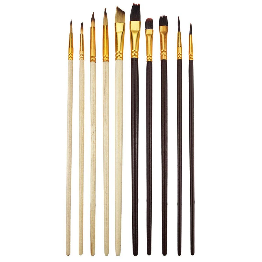 Farby akrylowe Loveart 24x12ml Pędzle precyzyjne 10 sztuk #3