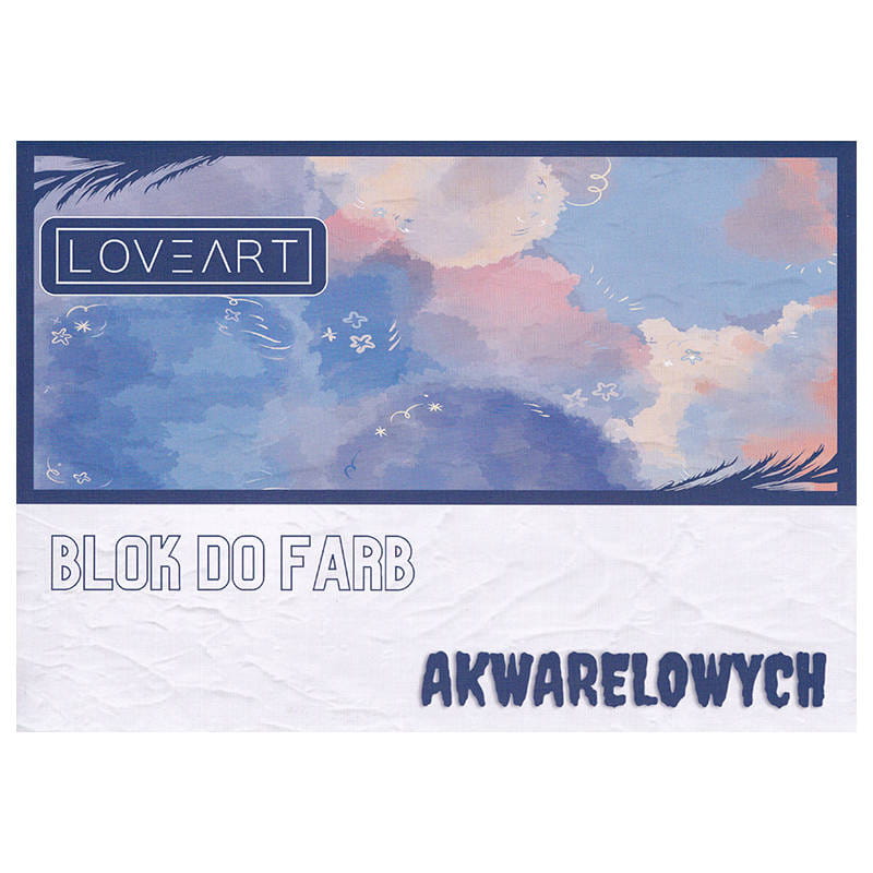 Farby akwarelowe Loveart 12x12ml, blok do farb, zestaw pędzli #3