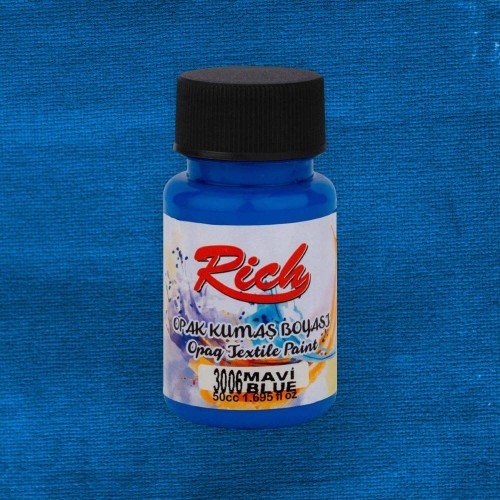 Farba akrylowa do tkanin 50ml niebieska  #2