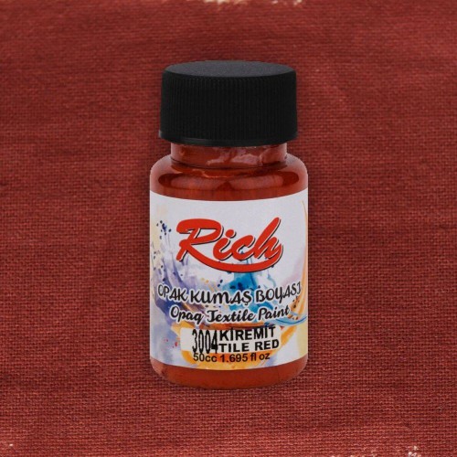 Farba akrylowa do tkanin 50ml ceglana #2