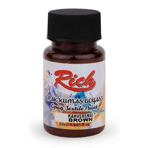 Farba akrylowa do tkanin 50ml brązowa #1