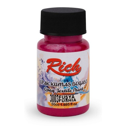 Farba akrylowa do tkanin 50ml fuksja #1