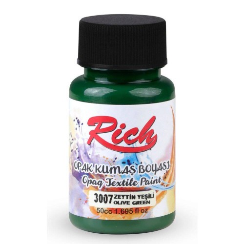 Farba akrylowa do tkanin 50ml oliwkowa #1