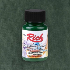 Farba akrylowa do tkanin 50ml oliwkowa #2