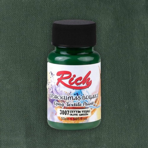 Farba akrylowa do tkanin 50ml oliwkowa #2
