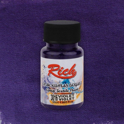 Farba akrylowa do tkanin 50ml fioletowa #2
