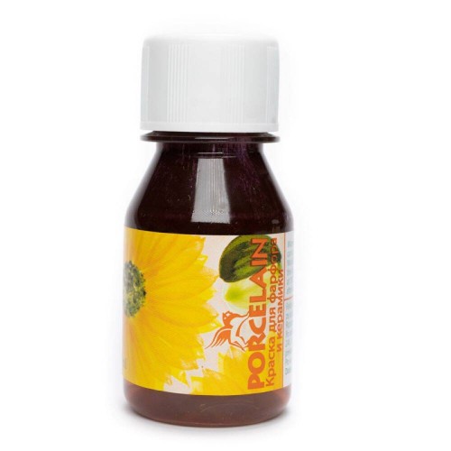 Farba do malowania gliny, ceramiki, porcelany Renesans 50ml bordowa #1