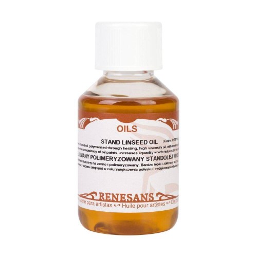 Olej lniany polimeryzowany standolej Renesans 100ml #1