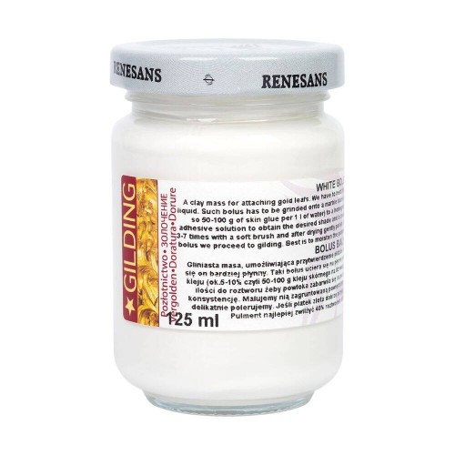 Bolus zaprawa do złocenia folią Renesans 125ml biały #1
