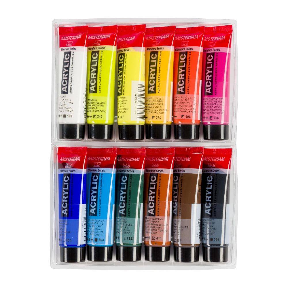 Zestaw farb akrylowych Landscape Amsterdam 12x20ml #3
