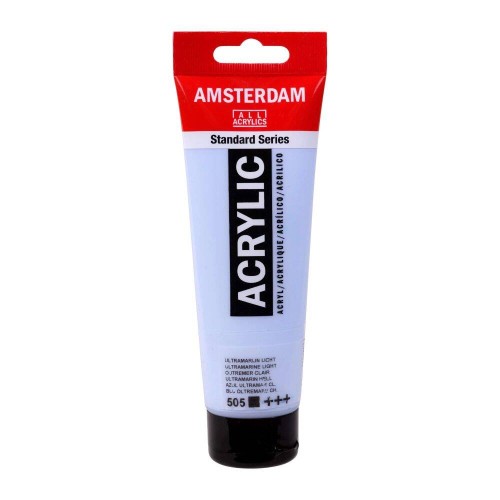 Farba akrylowa Talens Amsterdam 120ml - 505 Ultramarine Light #1