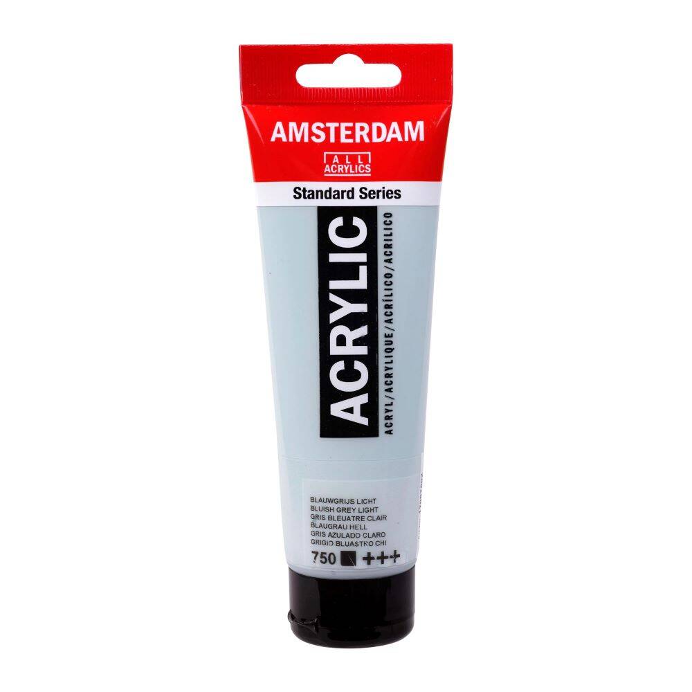 Farba akrylowa Talens Amsterdam 120ml - 750 Bluish Grey Light #1