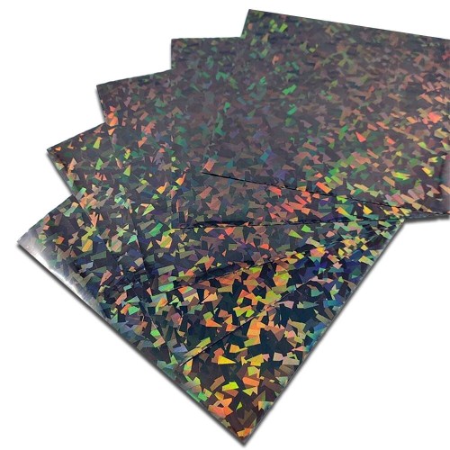 Folia metaliczna Termoton brokatowa brązowa #1