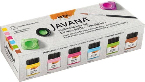 Farby do jasnych tkanin 6x20ml - Light trend #1