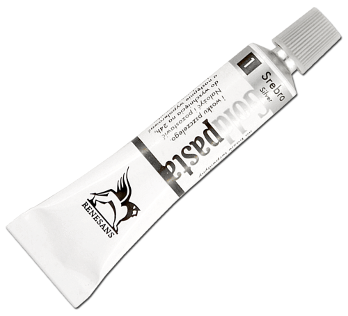 Pasta pozłotnicza - 20 ml - Renesans - srebrna 1 #1