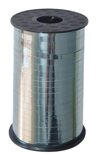 Wstążka świąteczna metalizowana do pakowania 5mm - 225m turkusowa #1