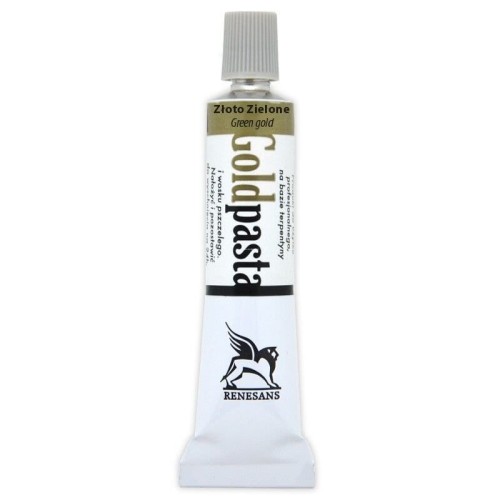 Pasta pozłotnicza - 20 ml - Renesans - złoto zielone 3 #1