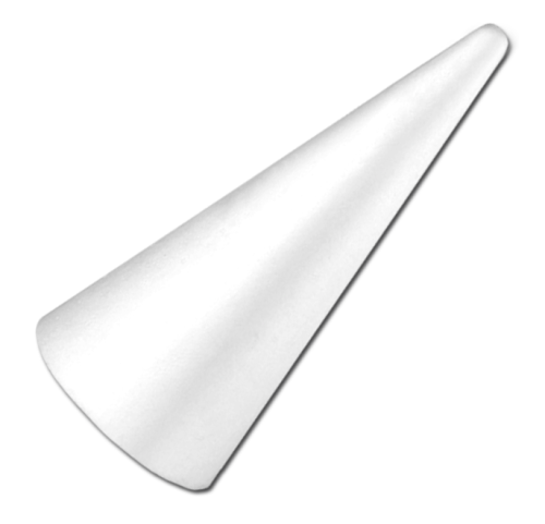 Stożek styropianowy 20cm  LOVEART Zestaw 10szt #2
