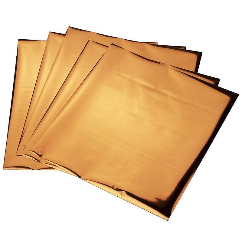 Folia do transferu Termoton Mix 3 kolorów złota, srebrna, miedziana #4