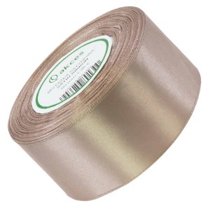 Wstążka satynowa antyczne złoto 38mm - 32mb #1