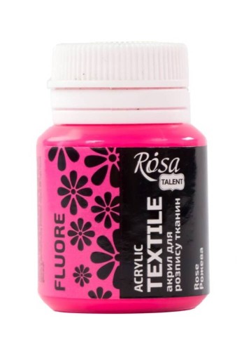 Farba do tkanin Rosa Talent 20ml fluorescencyjna różowa #1